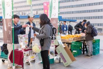 柏・路地裏マルシェの様子