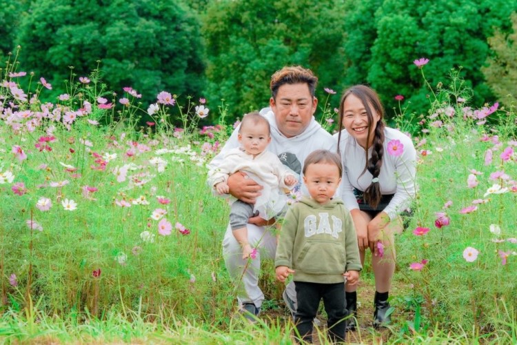 花島さんの家族写真