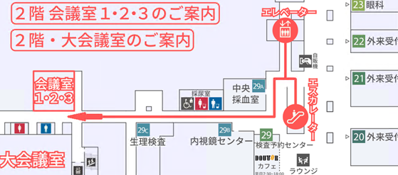 総合医療センター案内図