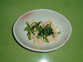 青菜と豆腐の和え物の写真
