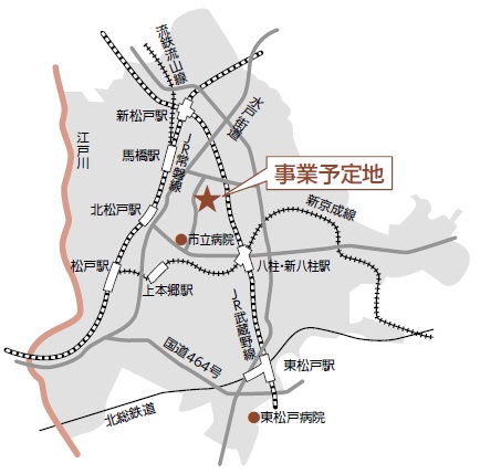 事業予定位置図