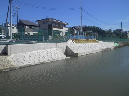 三養橋架替下部工事写真