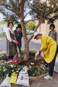 児童養護施設晴香園での花壇整備