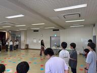 移動児童館で遊ぶ様子
