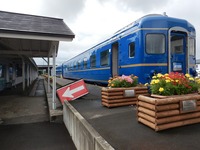 小坂鉄道レールパーク見学の様子