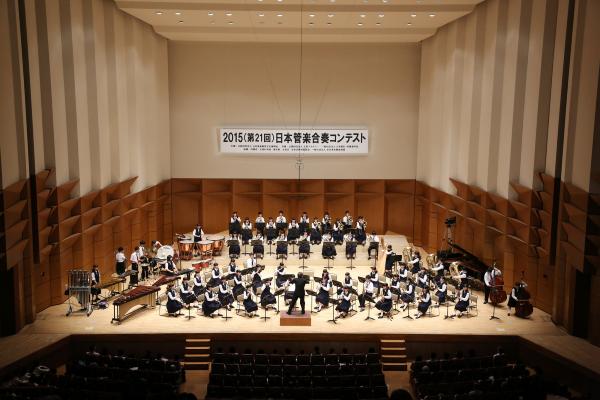 日本管楽合奏コンテスト　第四中学校写真