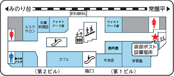 八柱駅マップ