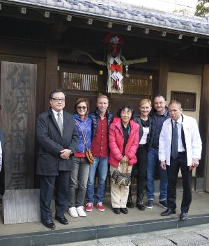 佐渡ケ嶽部屋でのステフさんとイオネスクさん