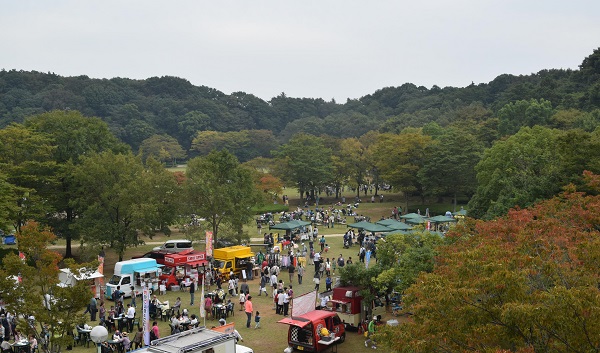 マルシェ会場の全景