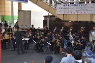 市立松戸高校ブラスバンド部の演奏の画像