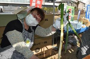 焼きねぎ購入コーナー