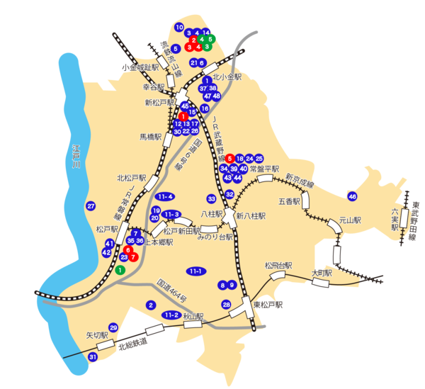 松戸市文化財マップ