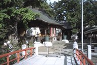 潜龍橋と松戸神社の写真