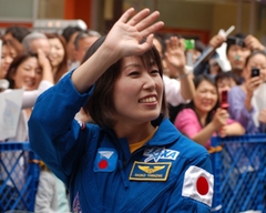山崎直子宇宙飛行士帰還パレード（平成22年）