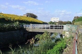 「六間橋」六間川の橋の写真