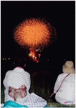 松戸花火大会の花火