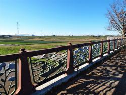 矢切橋より田園風景