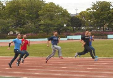 陸上選手の練習の様子6