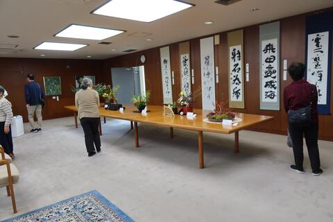 市長室ギャラリーの様子