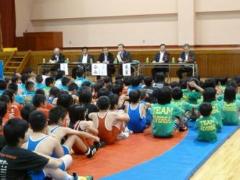 千葉県少年少女レスリング大会の写真