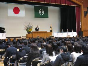 平成26年度 松戸市立松戸高等学校 卒業式-2