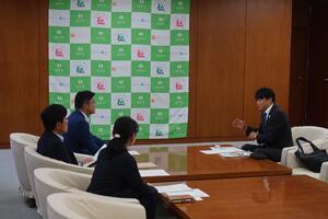 市長と理事長による意見交換