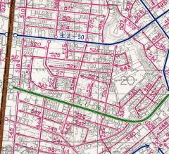 道路認定路線網図サンプル