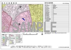 都市計画情報（都市計画概要図）